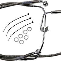 1741-2903 - DRAG SPECIALTIES Brake Line - +6" - Stainless Steel - FXDF '08-'17 660325-6