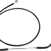 1741-2935 - DRAG SPECIALTIES Brake Line - Front - Black - +6" ABS 691182-6BLK