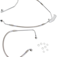1741-2941 - DRAG SPECIALTIES Brake Line - Rear - Stainless Steel 640231