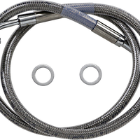 1741-5829 - DRAG SPECIALTIES Brake Line - +10" - Stainless Steel - '18-'22 Softail 618631-10