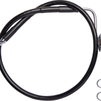 1741-6337 - DRAG SPECIALTIES Brake Line - Rear - ABS - Black 6172101-BLK