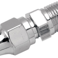1742-0061 - DRAG SPECIALTIES Brake Line Fitting - 1/8" NPT - Straight 340