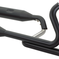 1800-2528 - S&S CYCLE Exhaust System - Black - Black Thruster 550-0700C