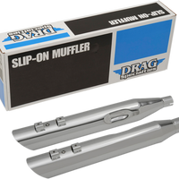 1801-1189 - DRAG SPECIALTIES 4" Mufflers for FL - Chrome H00967