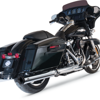 1801-1204 - S&S CYCLE Grand National Mufflers - Black 550-0694