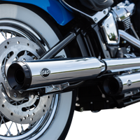 1801-1479 - S&S CYCLE Grand National Slip-On Mufflers - Chrome 550-0757B