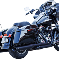 1801-1767 - S&S CYCLE 4-1/2" GNX Slip-On Mufflers - Guardian Black 550-1078