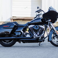 1801-1767 - S&S CYCLE 4-1/2" GNX Slip-On Mufflers - Guardian Black 550-1078