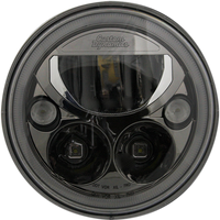 2001-1262 - CUSTOM DYNAMICS LED Headlight - 7" - Black - Each CDTB-7-B