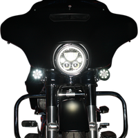 2001-1263 - CUSTOM DYNAMICS LED Headlight - 7" - Chrome - Each CDTB-7-C