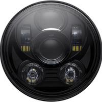 2001-2379 - CUSTOM DYNAMICS Headlamp - 5.75" - LED - Chrome CD-575-C