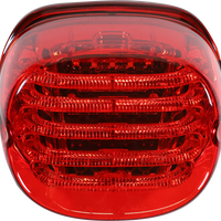 2010-1364 - CUSTOM DYNAMICS Taillight - without License Plate Illumination Window - Red PB-TL-LP-R