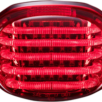 2010-1368 - CUSTOM DYNAMICS Taillight - without License Plate Illumination Window - Red PB-TL-SB-R