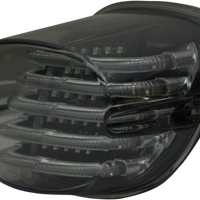 2010-1368 - CUSTOM DYNAMICS Taillight - without License Plate Illumination Window - Red PB-TL-SB-R
