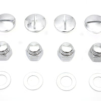 2019-8 - Rocker Arm Slotted Chrome Cover Plug Kit by Colony