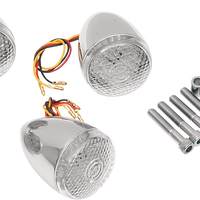 2020-0278 - DRAG SPECIALTIES Turn Signal Kit - Clear/Red - Rear 20-6578CRLED