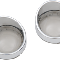 2020-0399 - DRAG SPECIALTIES Visor-Style Bezel/Lenses - Smoke L22-6828M