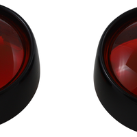 2020-1580 - CUSTOM DYNAMICS Bullet Signal Lenses - Black/Red PB-B-BEZ-BR