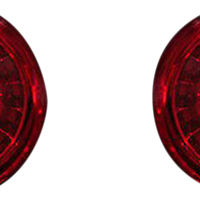 2020-1603 - CUSTOM DYNAMICS Rear Turn Signal Insert - JAE Bases - Red PB-RR-JAE