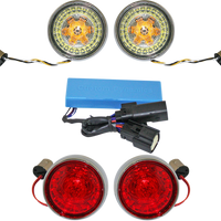 2020-1700 - CUSTOM DYNAMICS Full Bullet Turn Signal Conversion Kit - Chrome PB-HD-BB-C