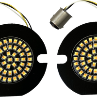 2020-1882 - CUSTOM DYNAMICS Amber/White LED Turn Signal Inserts GEN-4-AW-1157T