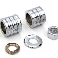 2021-5 - Front Axle Spacer Kit Groove Style Chrome by Colony