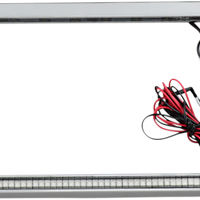 2030-0991 - CUSTOM DYNAMICS Dual License Plate Frame - Black TF02-B
