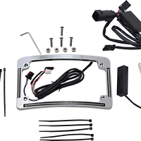 2030-1488 - CUSTOM DYNAMICS All in One License Plate Frame - Chrome TF05-BCM-C