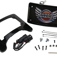 2030-1496 - CUSTOM DYNAMICS License Plate Frame/Turn Signal Eliminator - Chrome TS-ELIM-06BCM-C
