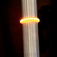 2040-0950 - CUSTOM DYNAMICS WRAPZ? Fork Lights - 39 mm - Amber Lens TW39AA