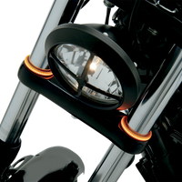 2040-0950 - CUSTOM DYNAMICS WRAPZ? Fork Lights - 39 mm - Amber Lens TW39AA