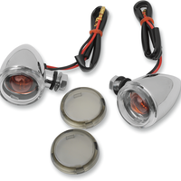 2040-1042 - DRAG SPECIALTIES Mini-Duece Marker Light Kit - Clear/Smoke 20-6390BC/MH
