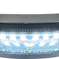2040-1625 - CUSTOM DYNAMICS Led Front Fender Tip - White LED/Smoke Lens - Chrome GEN-FT-WS