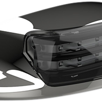 2040-2354 - CUSTOM DYNAMICS Fender Tip Light - Smoke Lens - Chrome PB-FT-TOUR-S-C