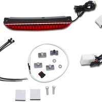 2040-2467 - CUSTOM DYNAMICS Luggage Rack Light Bar - Red CD-LR-08-R