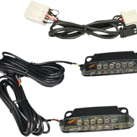2040-2470 - CUSTOM DYNAMICS Luggage Rack Light Bar - Smoke CD-LR-09-S