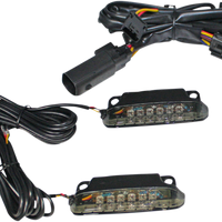 2040-2472 - CUSTOM DYNAMICS Luggage Rack Light Bar - Smoke CD-LR-10-S
