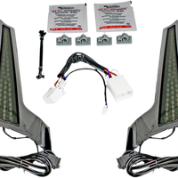 2040-2521 - CUSTOM DYNAMICS Fascia LED Light Panels - Chrome/Smoke CD-FASCIA-HD-CS
