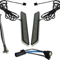 2040-2658 - CUSTOM DYNAMICS LED Fork Light - Smoke - Chrome CD-FORK-SS6-SC