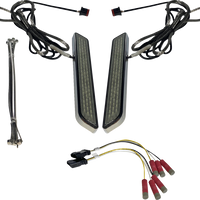 2040-2666 - CUSTOM DYNAMICS LED Fork Light - Smoke - Chrome CD-FORK-UNV-SC