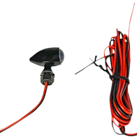 2040-2713 - CUSTOM DYNAMICS Micro Turn Signals - Red -Black CD-MICRO-R-B