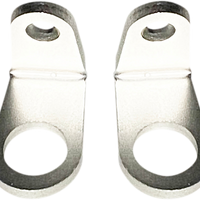 2040-2716 - CUSTOM DYNAMICS Mount - Micro Turn Signal - L-Bracket - Silver CD-MICRO-L