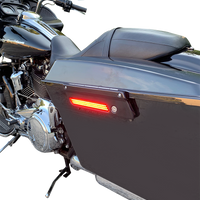 2040-2863 - CUSTOM DYNAMICS Latch Light - Saddlebag - Red - Black CD-SBL-BCM-RB
