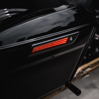 2040-2865 - CUSTOM DYNAMICS Latch Light - Saddlebag - Smoke - Black CD-SBL-BCM-SB
