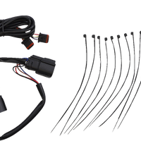 2040-2872 - CUSTOM DYNAMICS Latch Light - Saddlebag - Dual Color - Red - Chrome CD-SBL-DC4-RC
