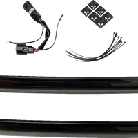 2040-2881 - CUSTOM DYNAMICS Marker Light - Saddlebag - Red - Black CD-SB-SIDE-RB