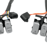 2106-0087 - DRAG SPECIALTIES Switch Kit - Start/Stop - Black H18-0333B-S