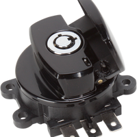 2106-0225 - DRAG SPECIALTIES Side Hinge Ignition Switch - Gloss Black 21-0209GB