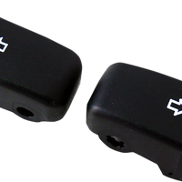 2106-0365 - DRAG SPECIALTIES Turn Signal Switch Extension Caps - '14-'20 - Chrome 77679C