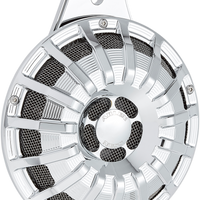 2107-0303 - ARLEN NESS Custom Horn - 15 Spoke - Chrome - XL 70-263